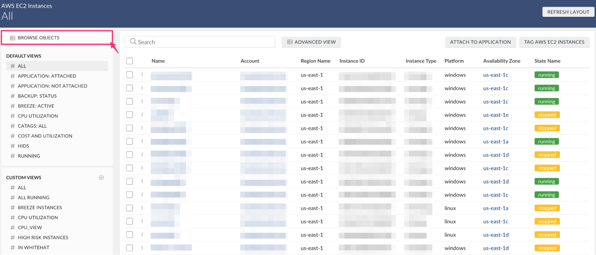 Identifying Configuration Items (CIs)