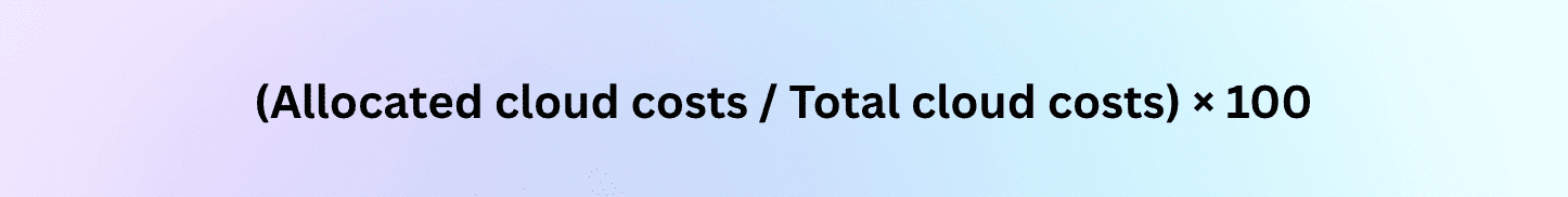 finops kpis formula