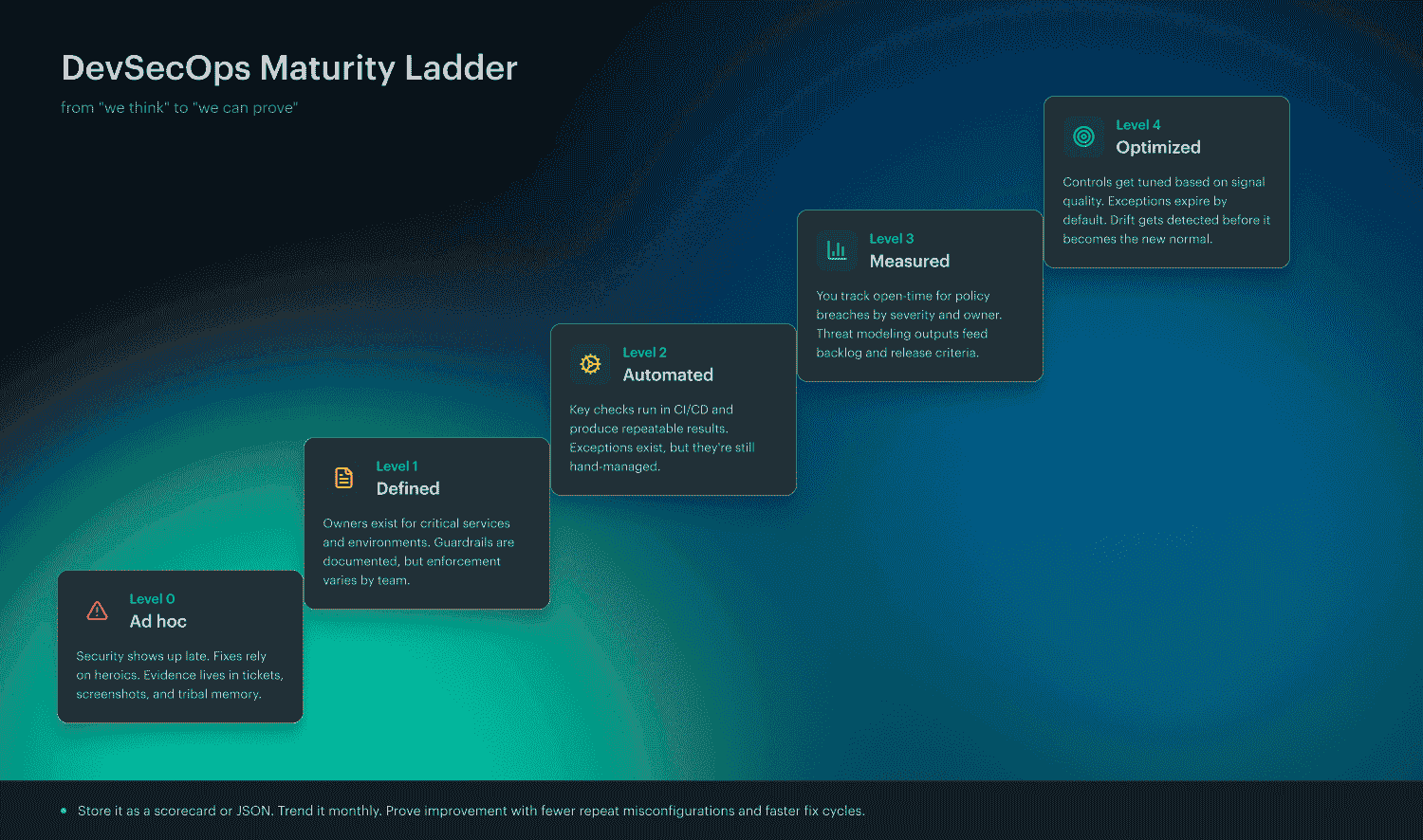 DevSecOps Maturity Ladder