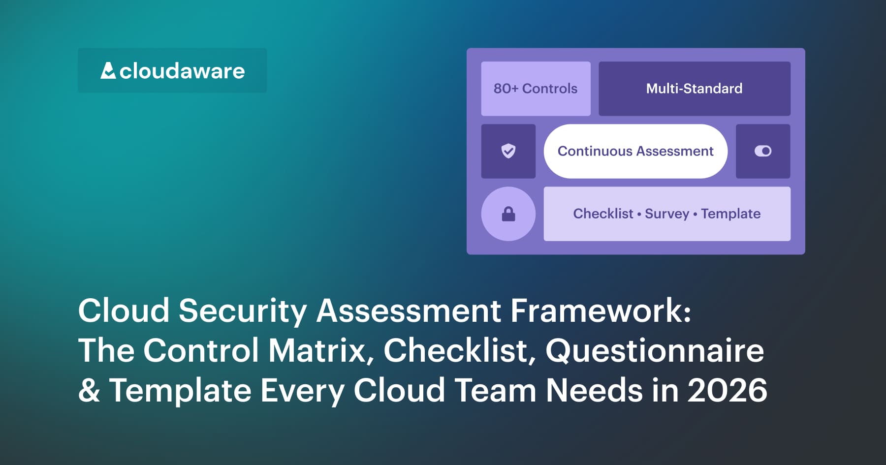 Cloud Security Assessment Framework: Matrix, Checklist & Template
