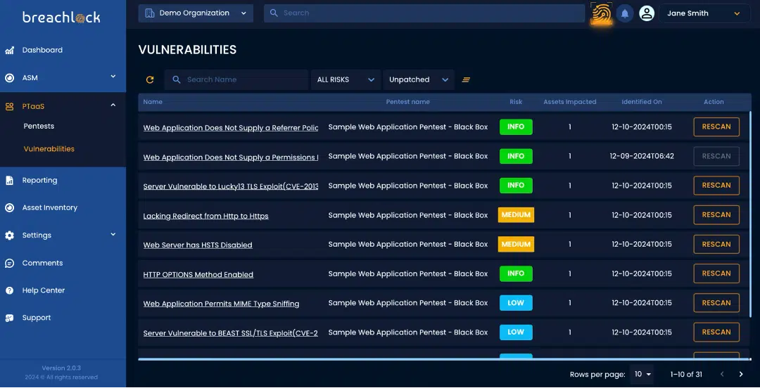 application vulnerability testing tools